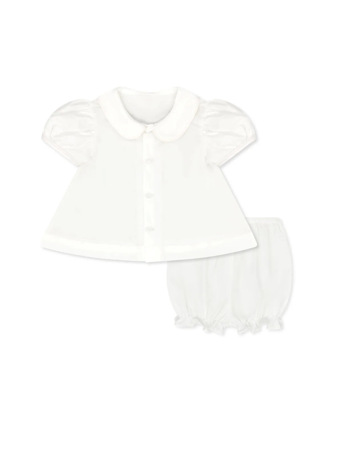White PK Adorable Diaper Set
