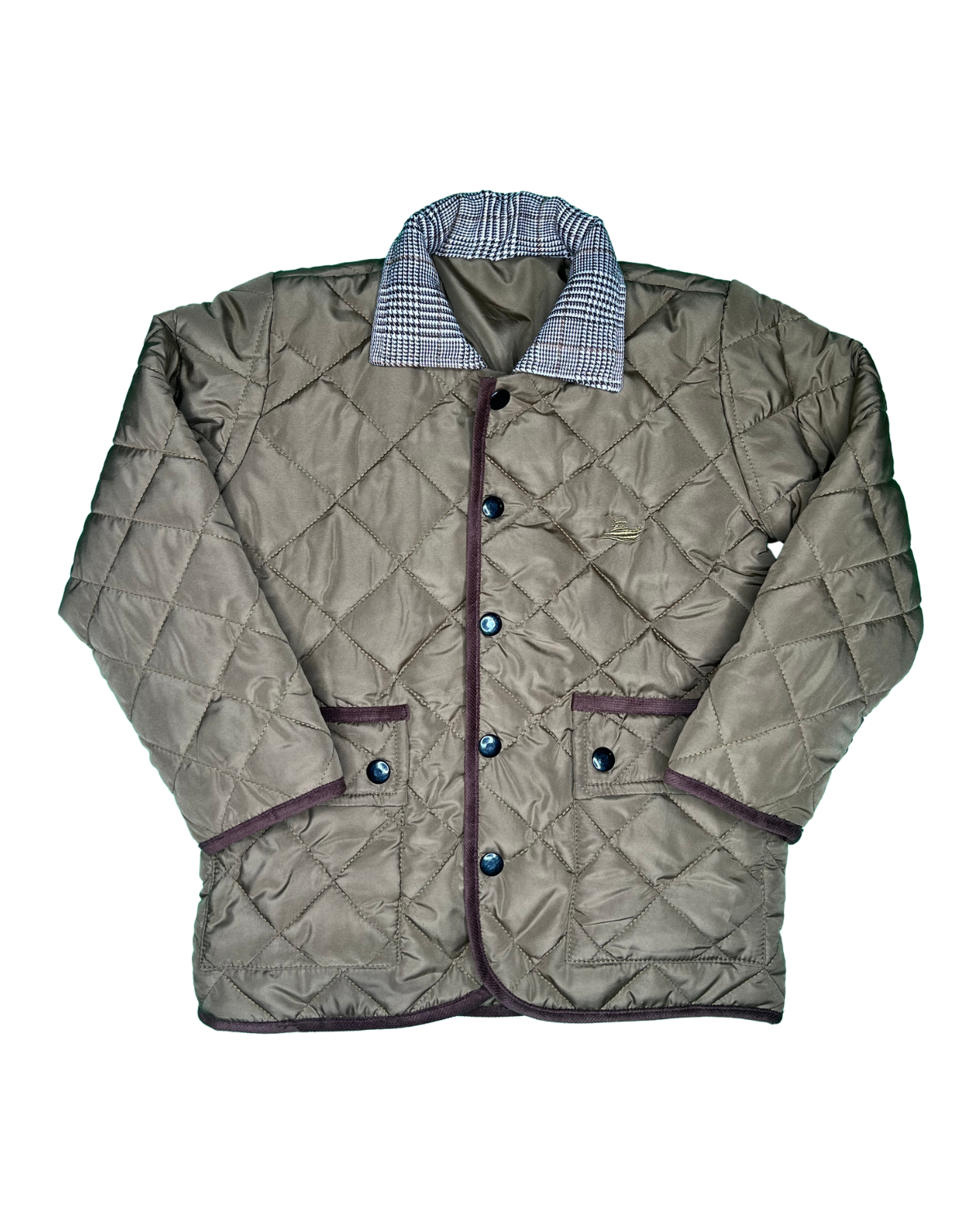 Green Quilted Coat