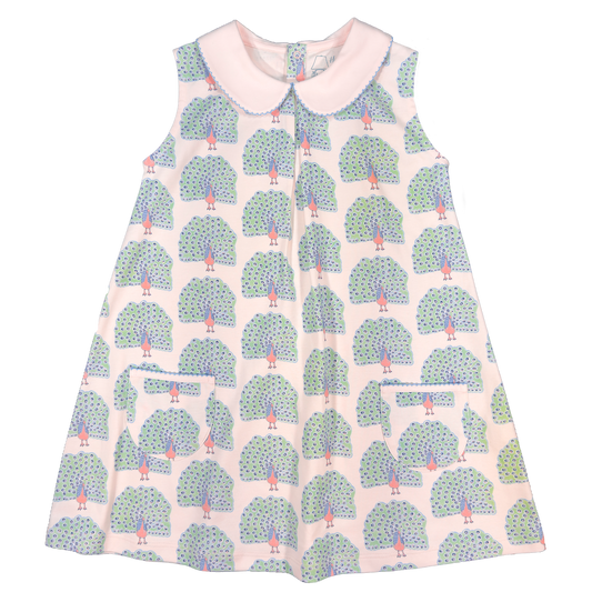 Pretentious Peacock Pocket Dress