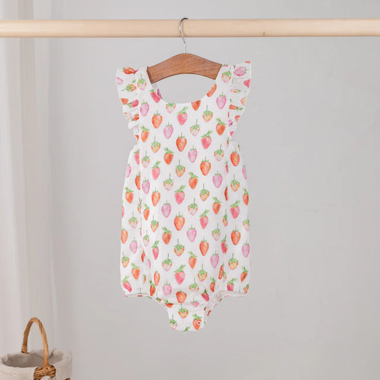 Berry Cute Organic Romper