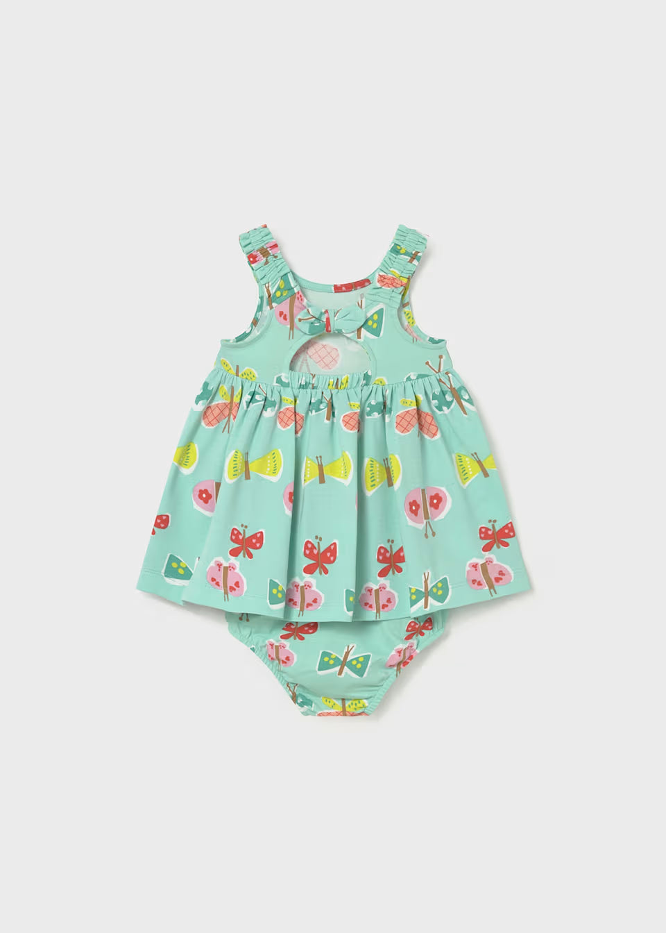 Turq Butterfly Dress/Bloomer