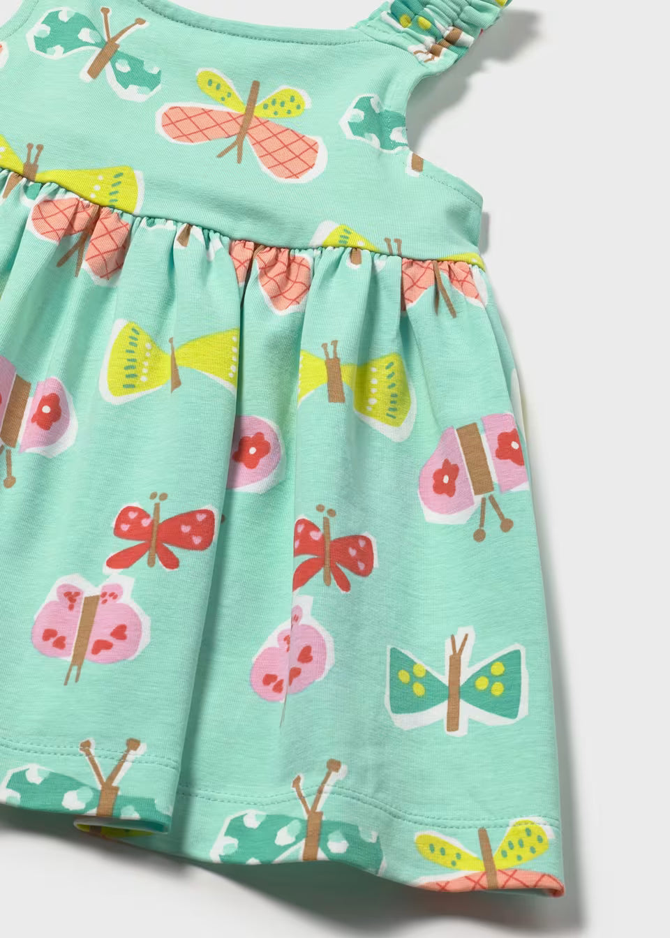 Turq Butterfly Dress/Bloomer