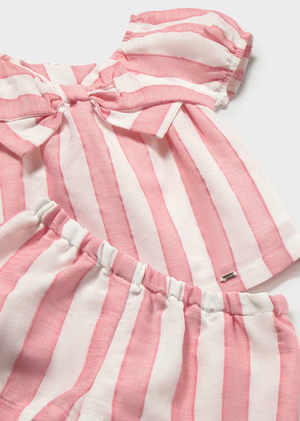 Pink Stripe Short Set