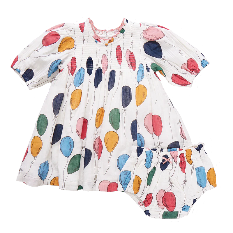 Baby Balloon Stevie Puff Dress Set