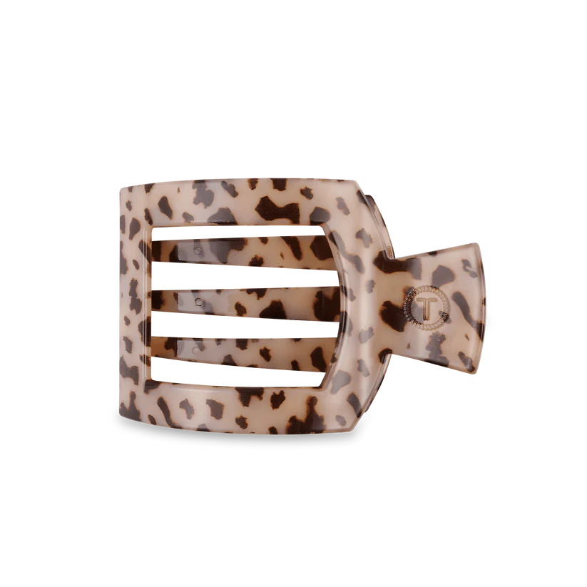 Blonde Tortoise Flat Square Hair Clip