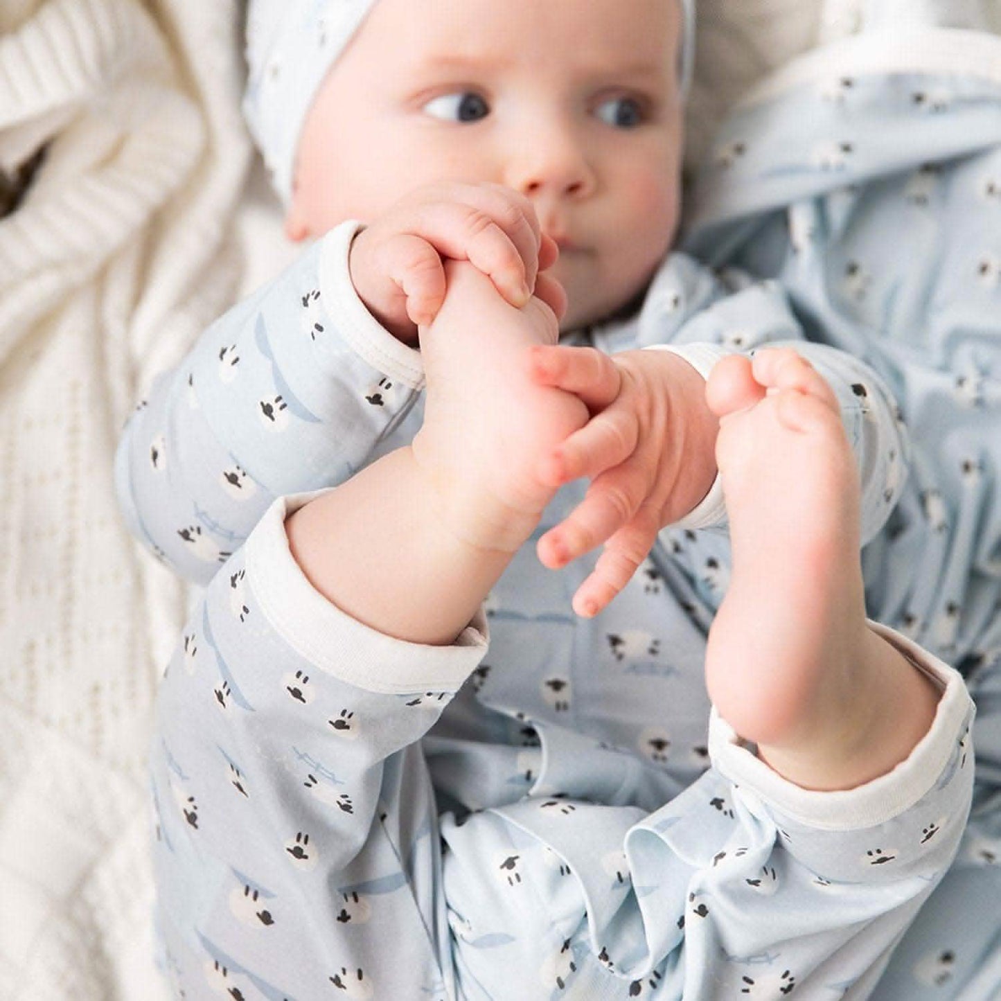 Blue Baa Baa Coverall