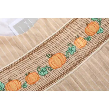Light Blue Pumpkin Pinstripe Longalls