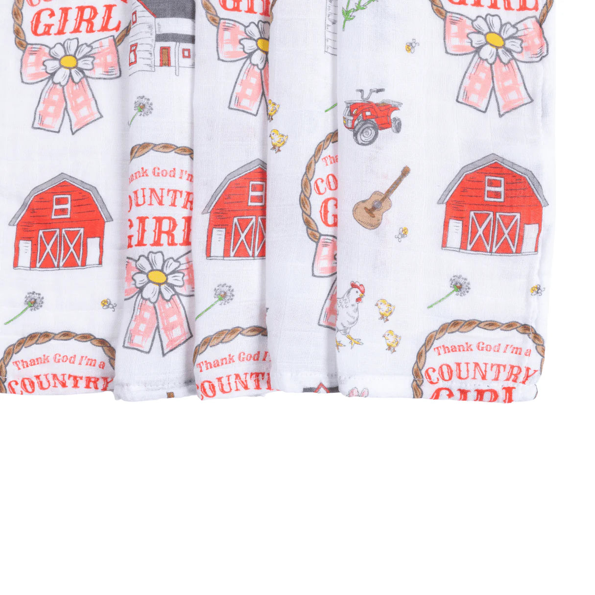 Country Girl Muslin Swaddle