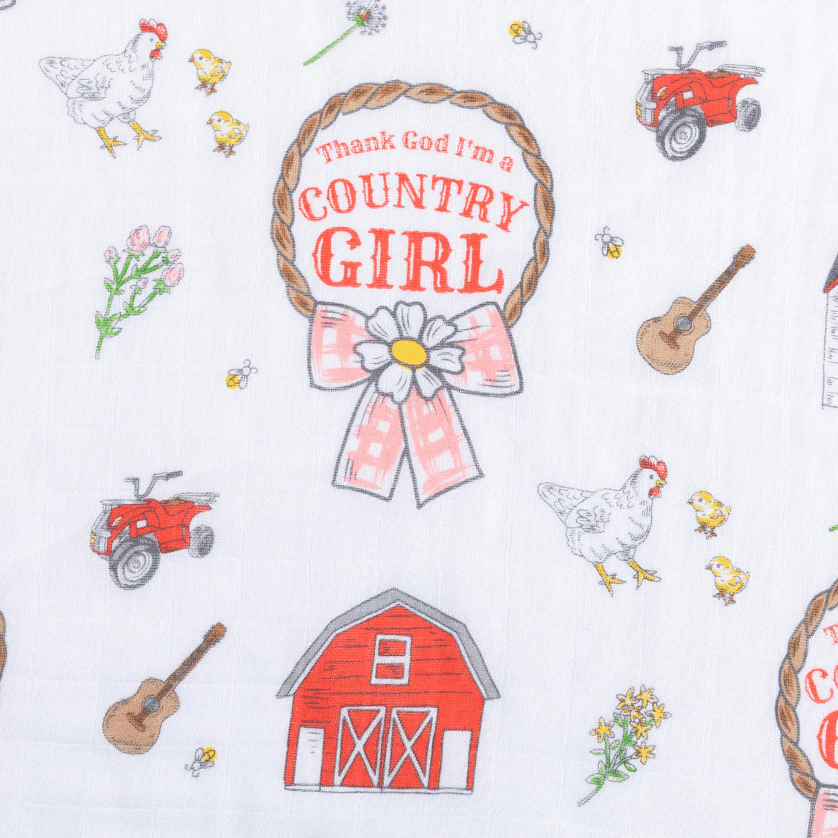 Country Girl Muslin Swaddle