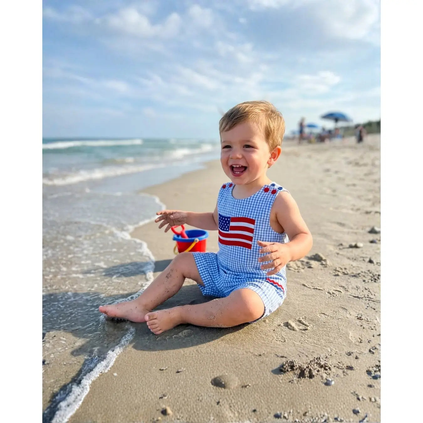 USA Flag Pocket Shortall