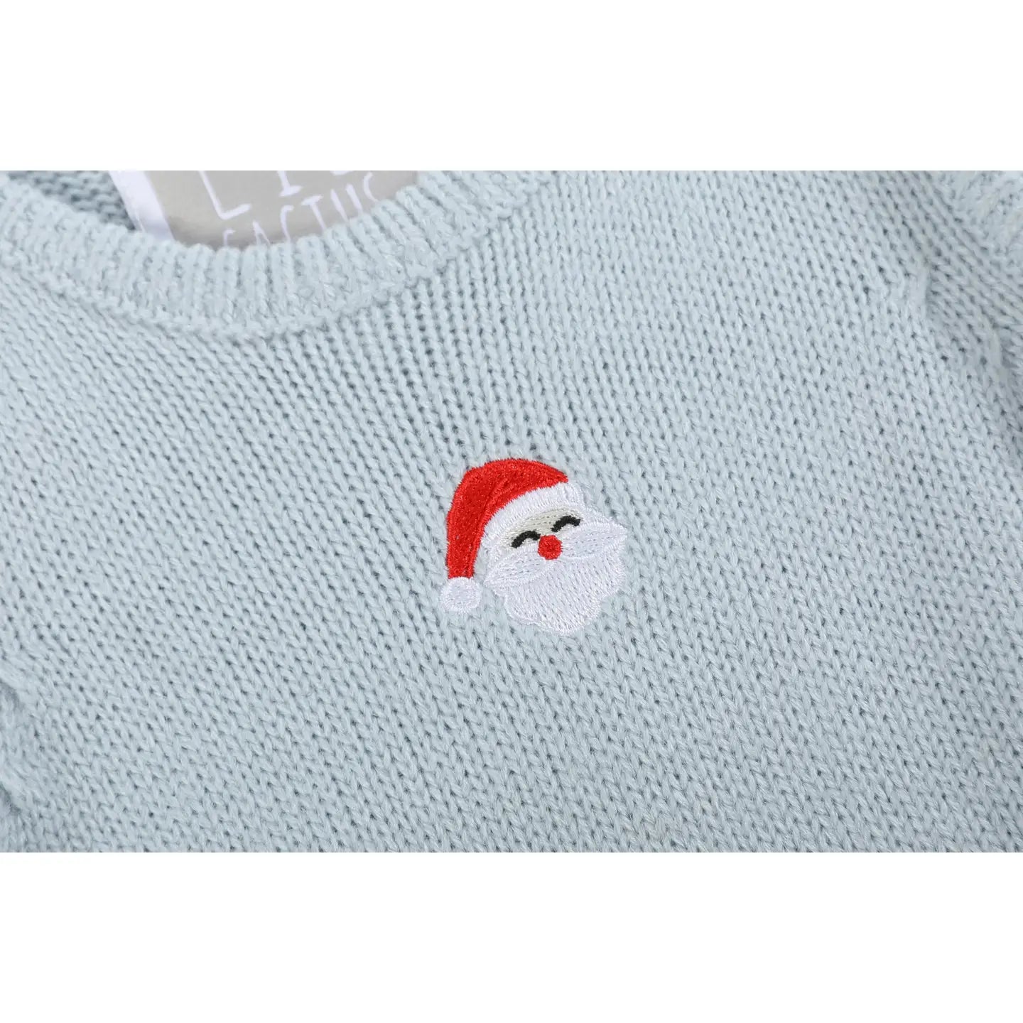 Light Blue Santa Romper