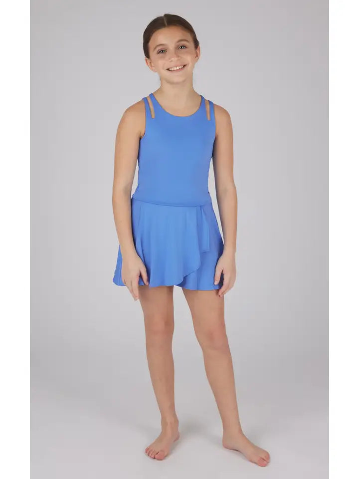 Grandala Sky Cut Out Tank, Skort, & Scrunch