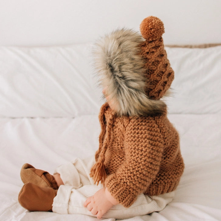 Pecan Fur Bonnet