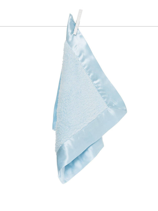 Chenille Satin™ Blanky: Blue