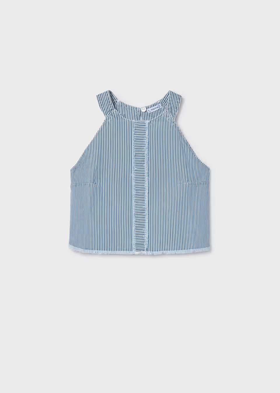 Denim Stripe Top
