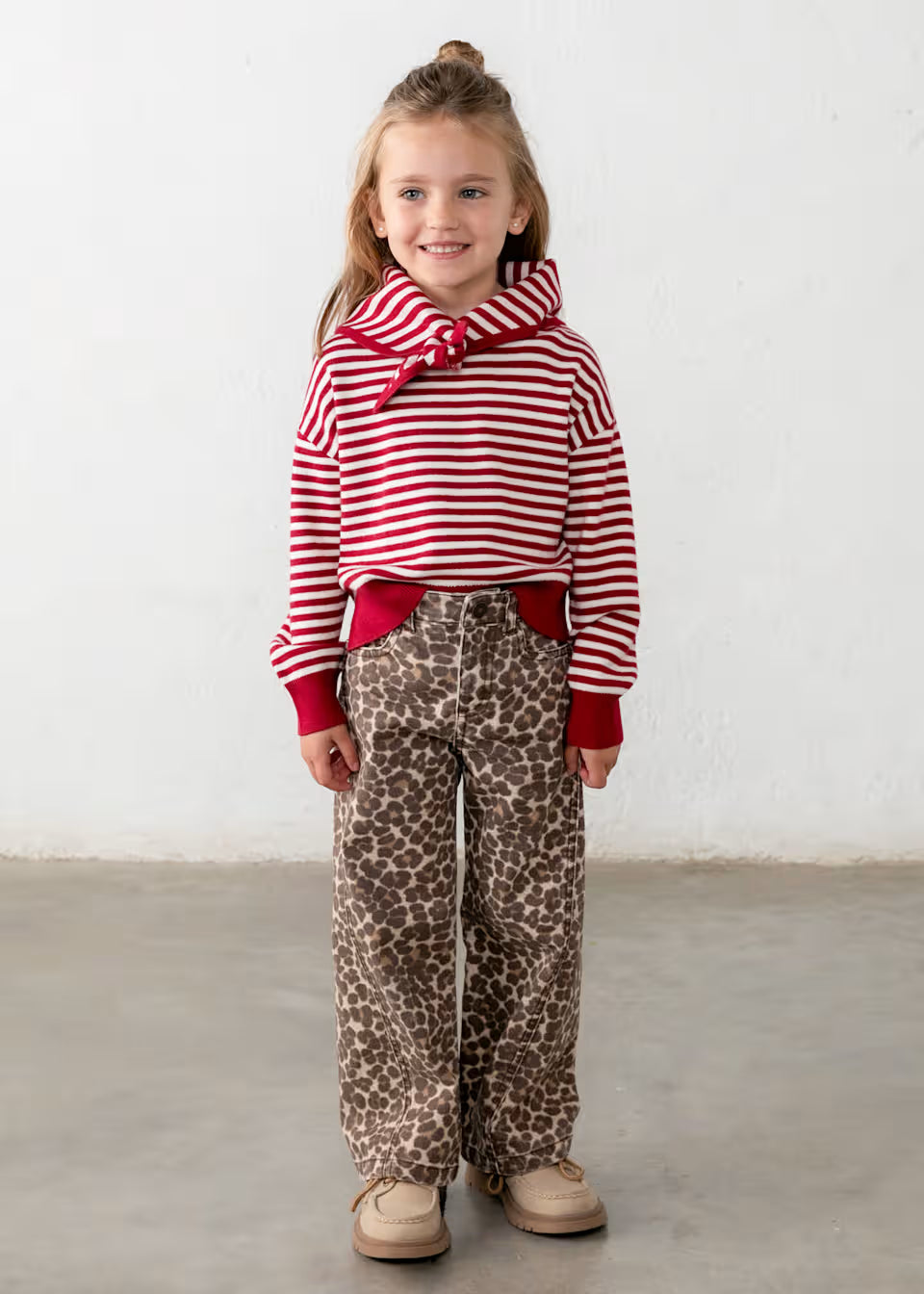 Red Stripe Sweater/Scarf