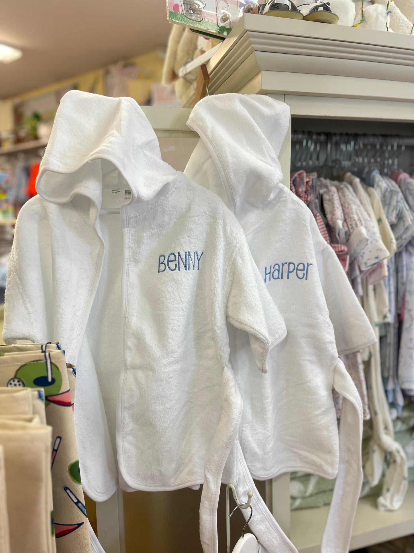 White Terry Robe