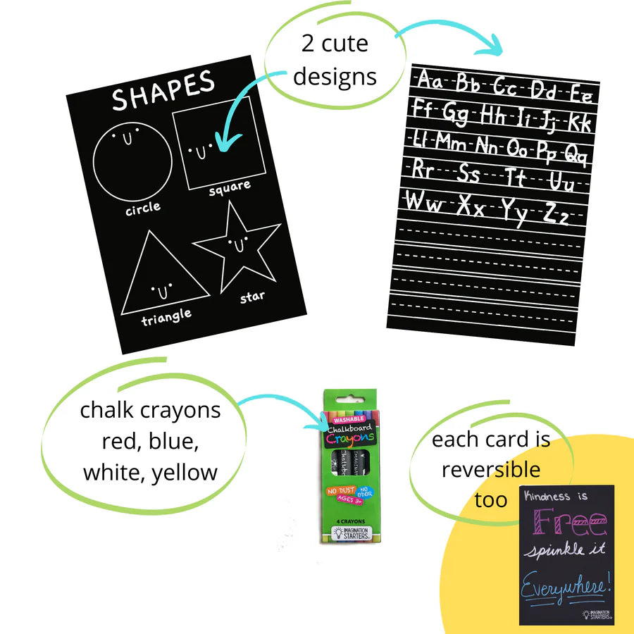 Letters & Shapes Reusable Coloring MiniMats