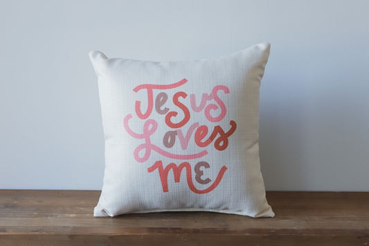Jesus Loves Me Pillow
