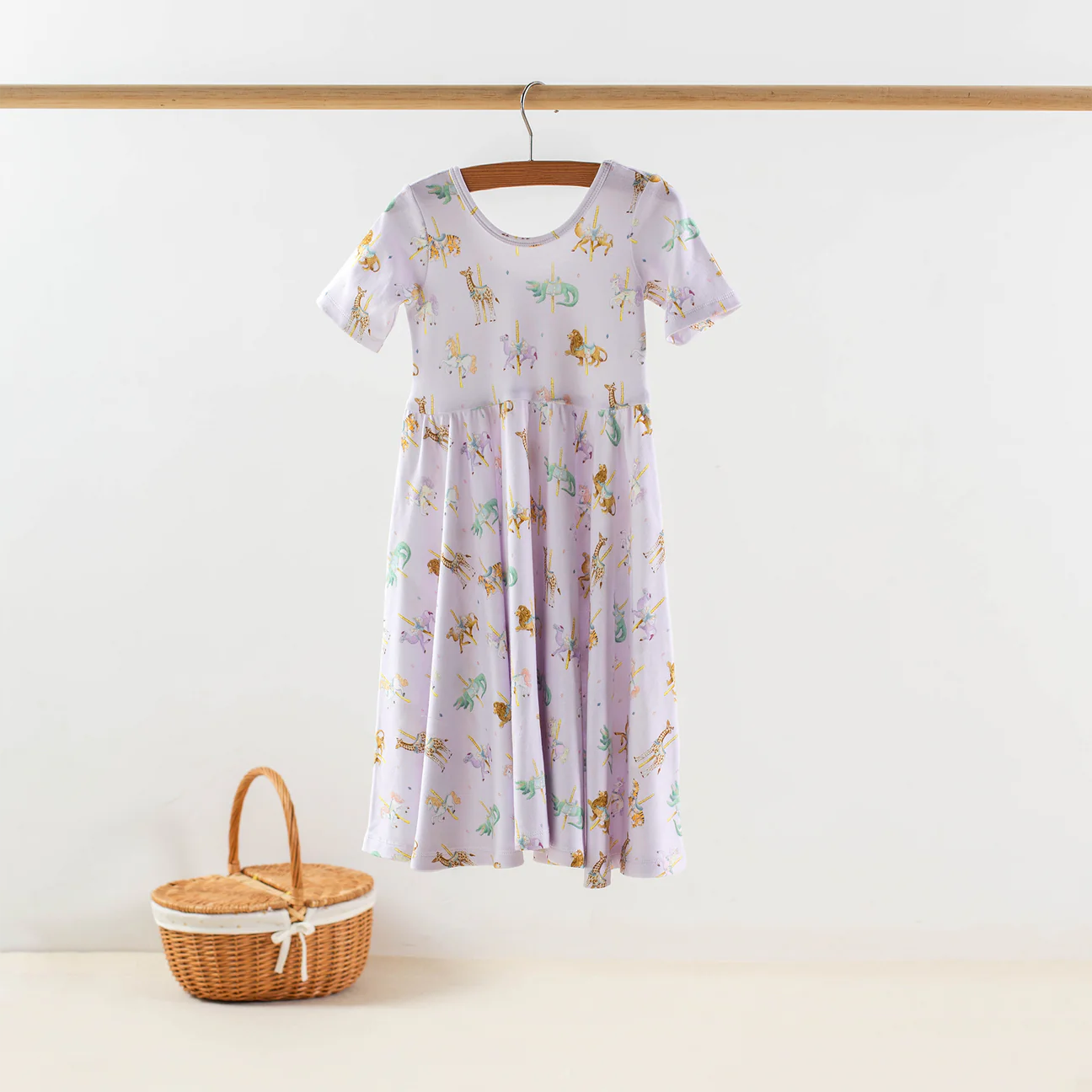 Round & Round Twirl Organic Dress
