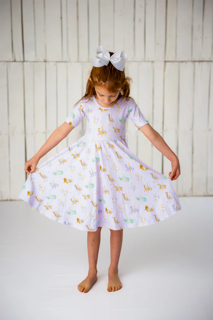 Round & Round Twirl Organic Dress