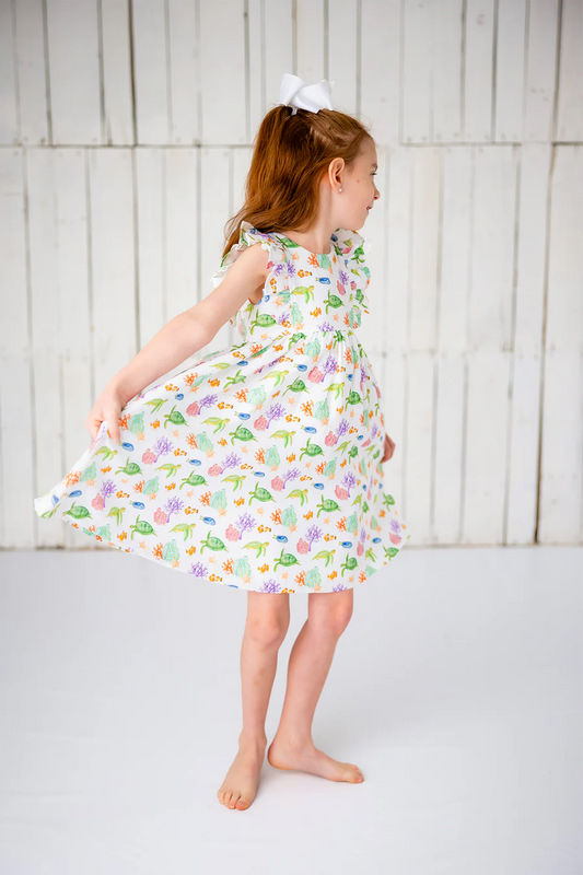 Just Keep Swimming Organic Dress