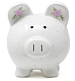 Pink Bohemian Piggy Bank