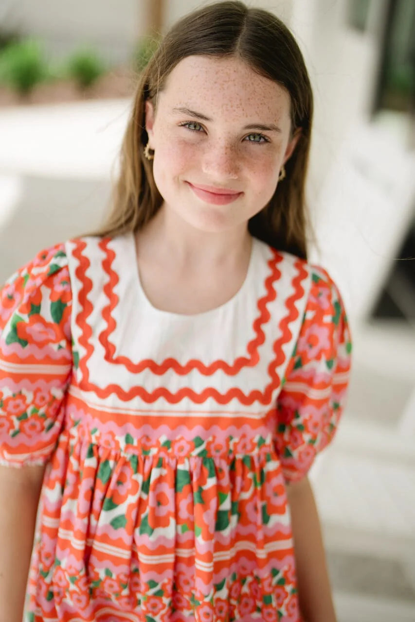 Pink Sara Collar Dress