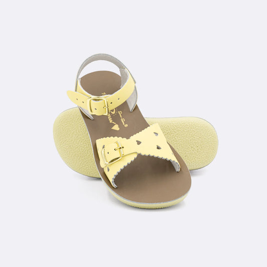 Butter Yellow Sweetheart Sandal