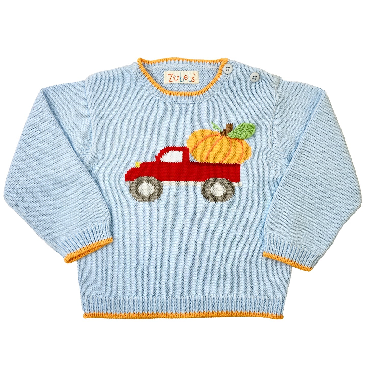 Truck Pumpkin Sweater