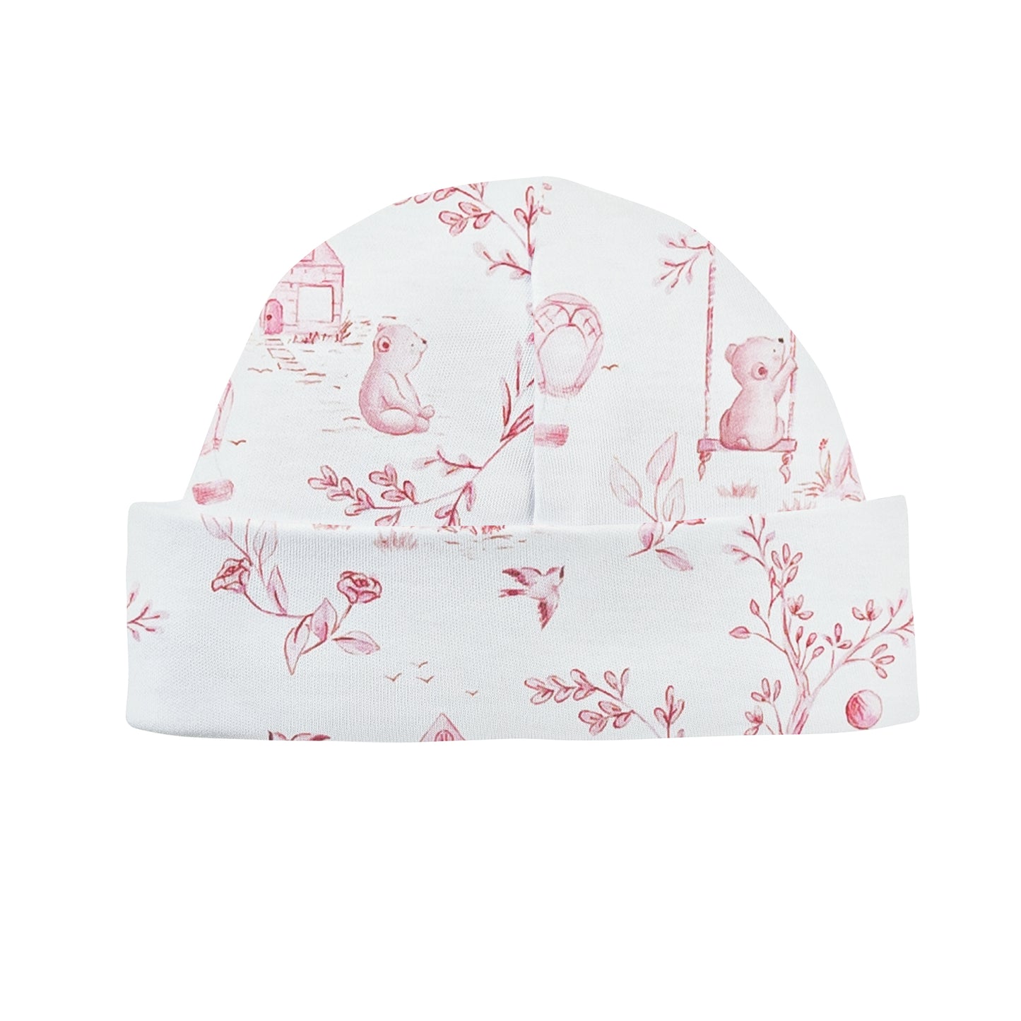 Toile de Jouy Pink Conv & Hat