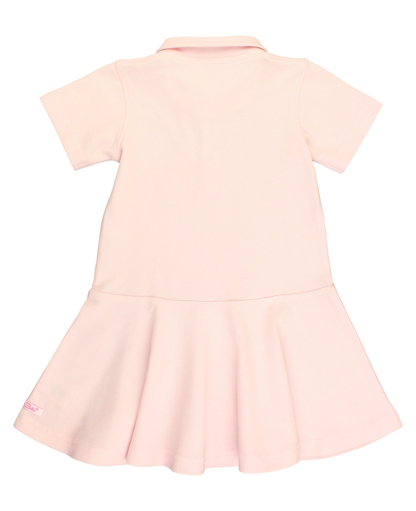 Pink Pique Polo Short Sleeve Dress