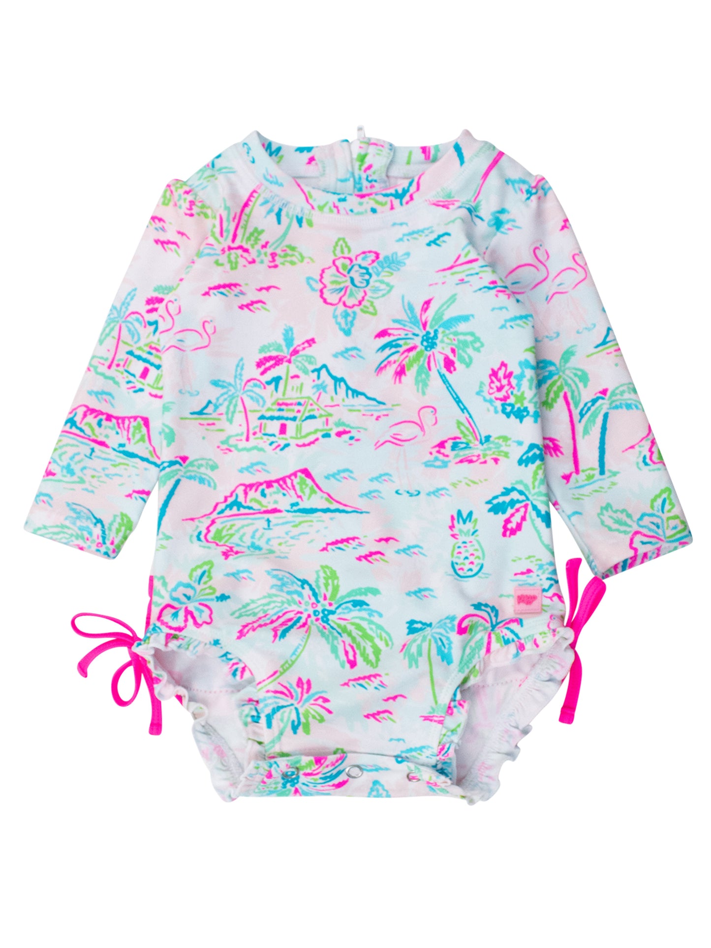 Tropical Resort 1PC Rash Guard