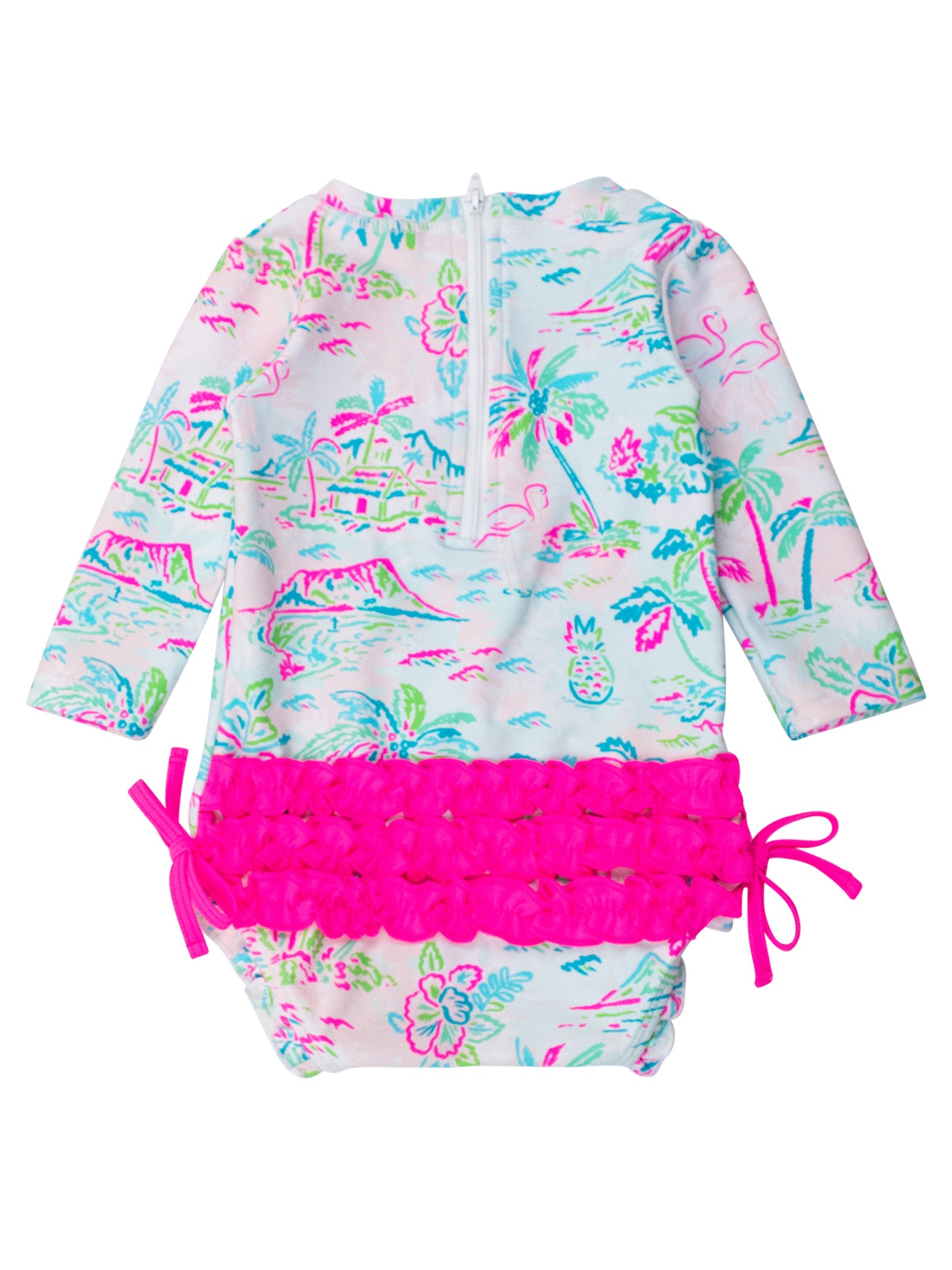 Tropical Resort 1PC Rash Guard