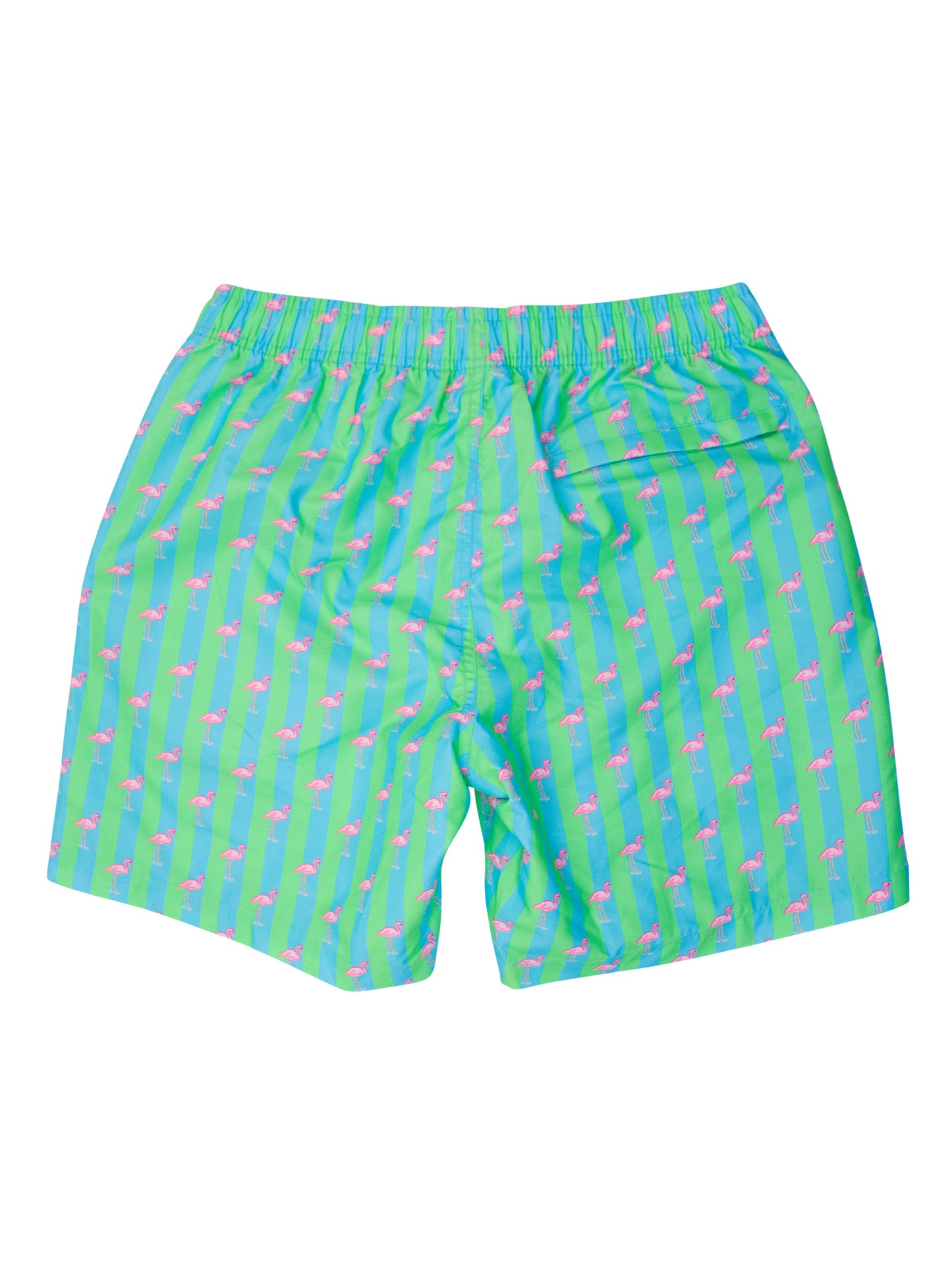 Men's Flamingo Stripe Trunks