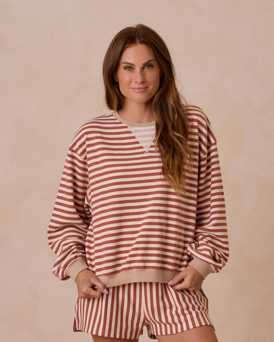 Poppy Stripe Short Set