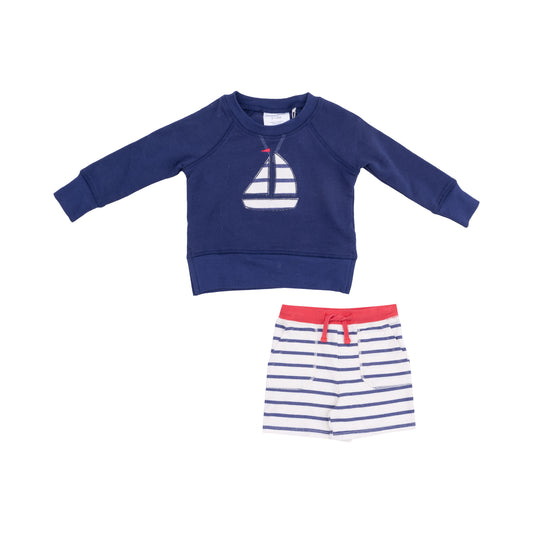 Sailboat Terry Sweatshirt & Short