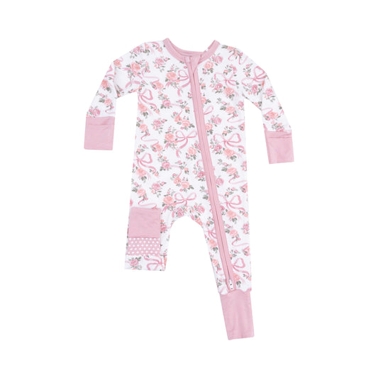 Ribbons & Flowers 2Way Zip Romper