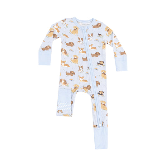 Best Friend Bl Dogs 2Way Zip Romper