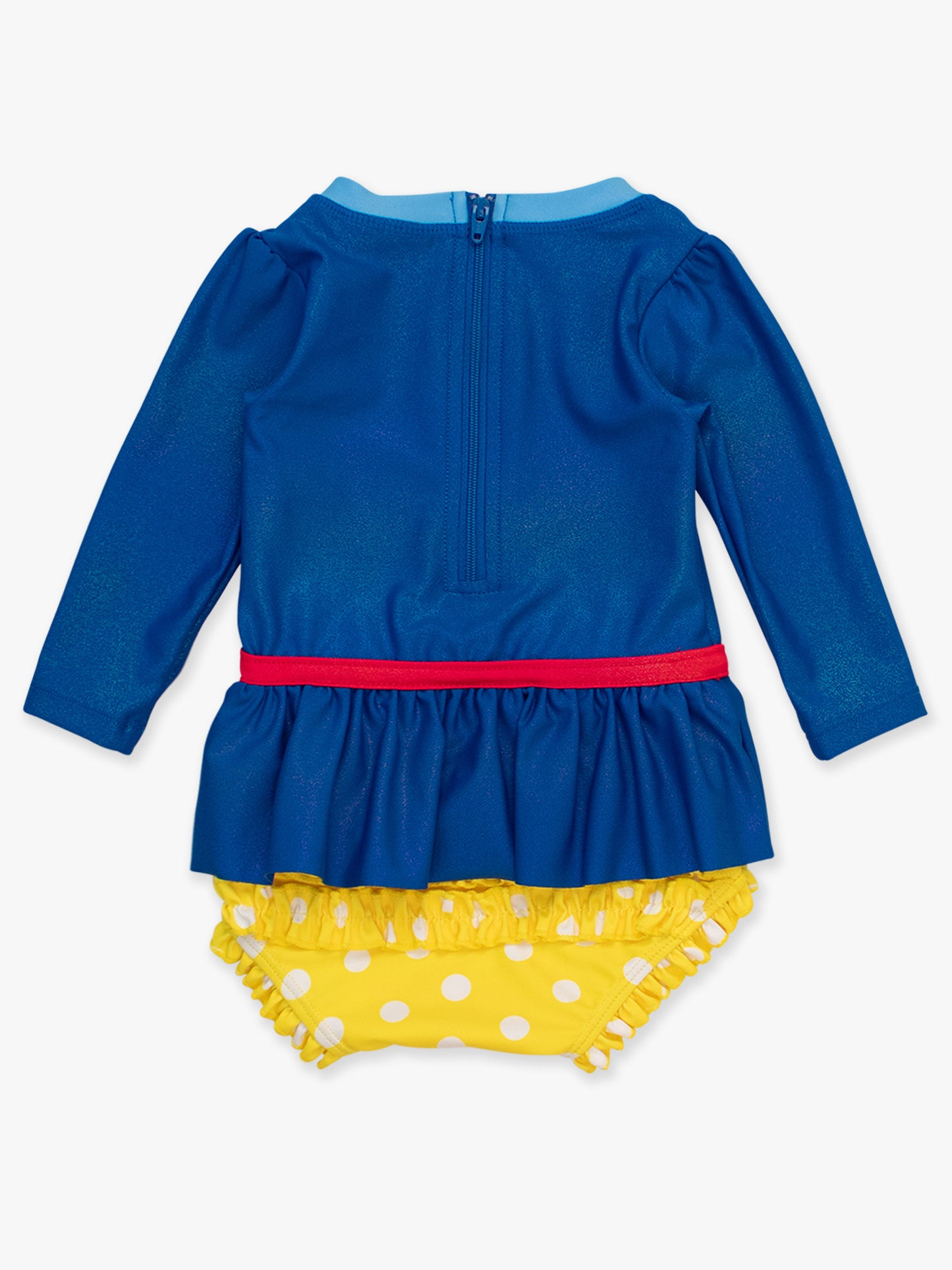 Blue & Yellow Princess 1PC Swimsuit