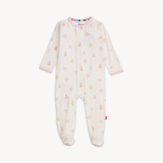Pink Baby Beats Footie