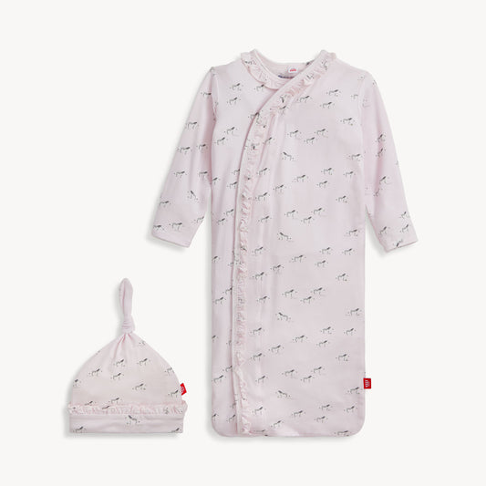Pink Savannah Plains Gown & Hat