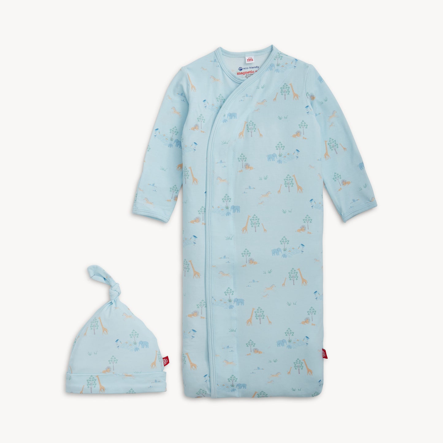 Blue Serene Safari Gown & Hat