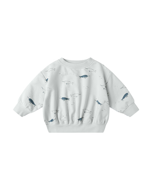 Narwhals Sweatshirt & Pant Set