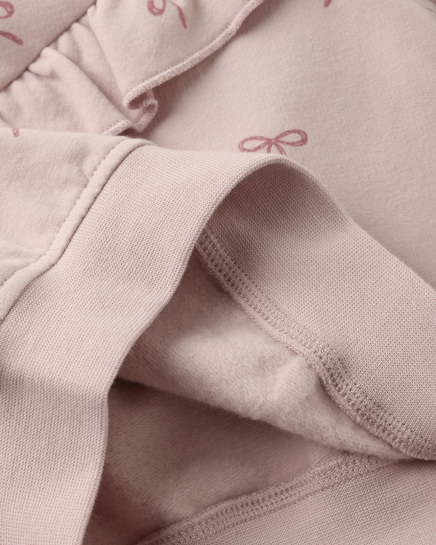 Bows Ruffle Sweatshirt & Pant Set