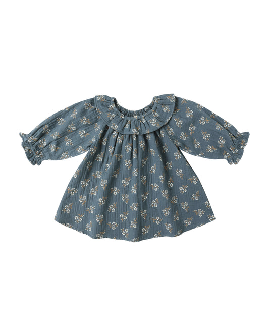 Blue Isla LS Dress