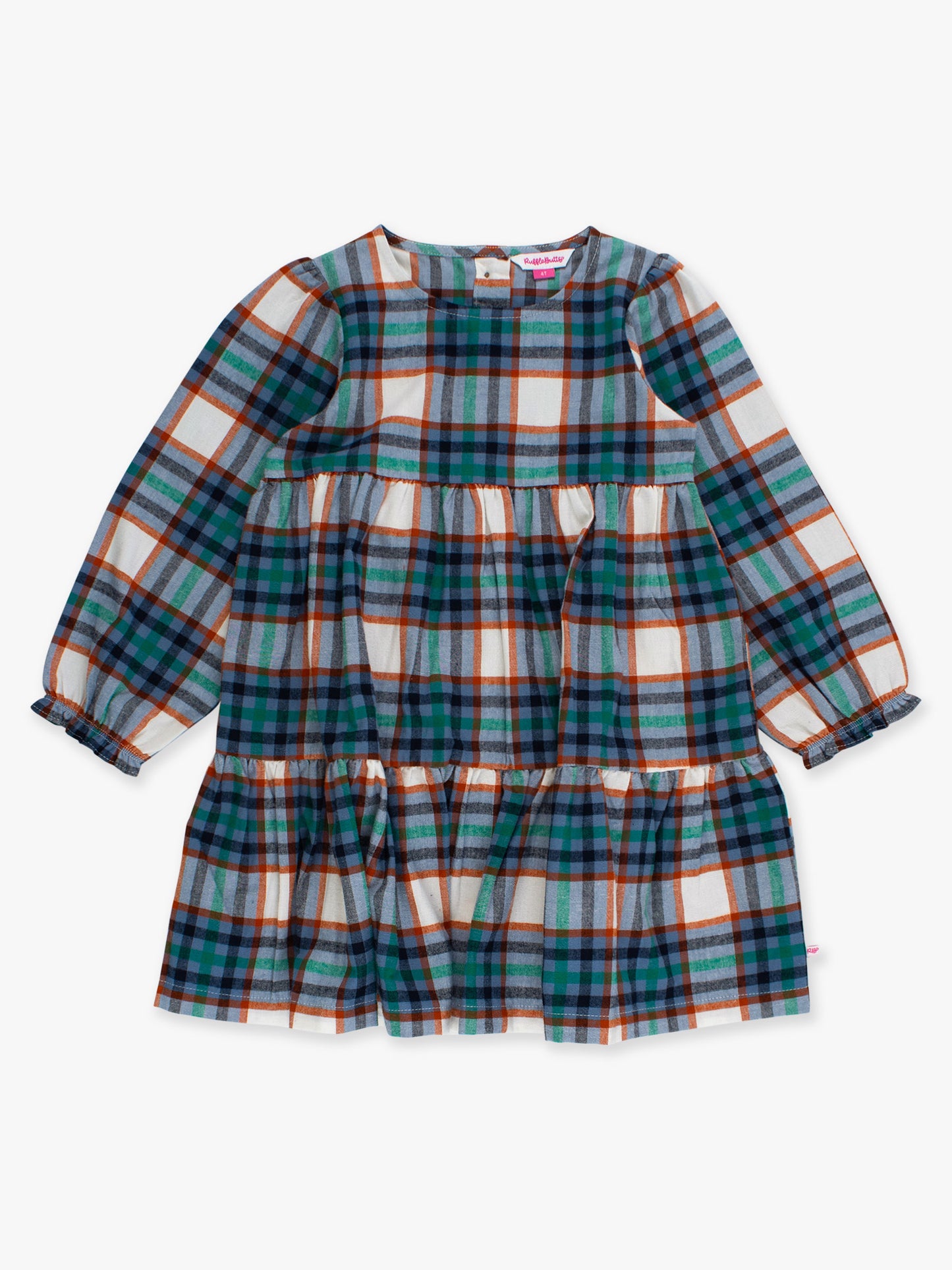 Peyton Plaid Tiered Dress