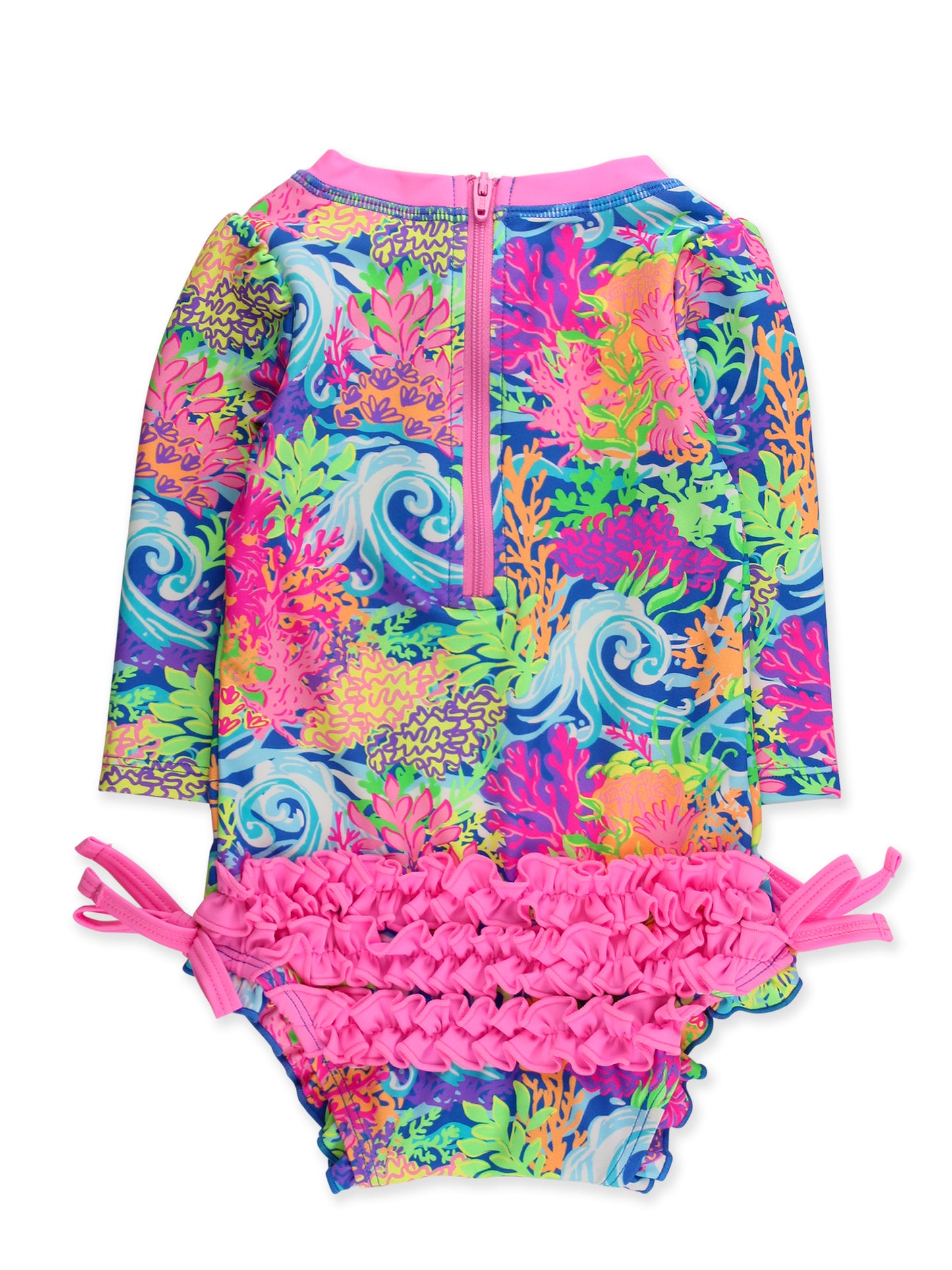 Neon Ocean Coral LS One Piece