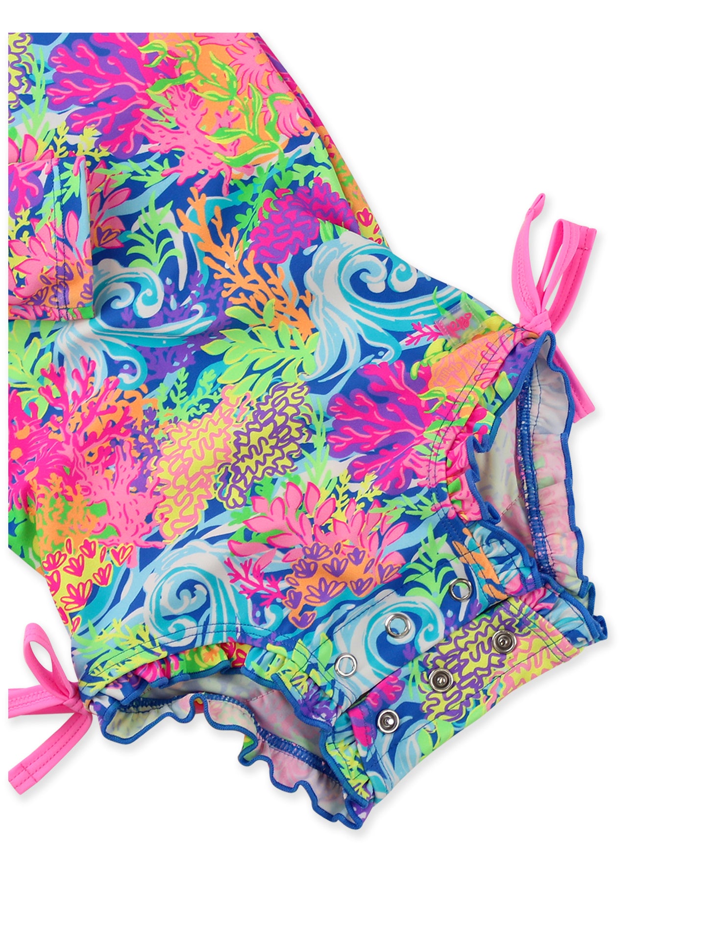 Neon Ocean Coral LS One Piece