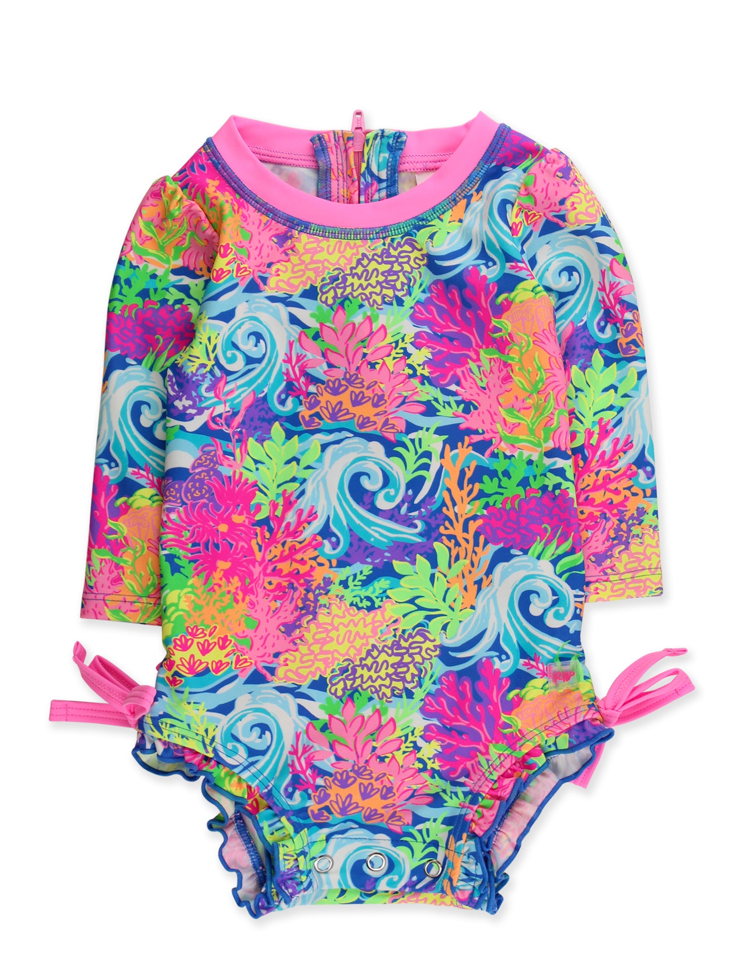 Neon Ocean Coral LS One Piece